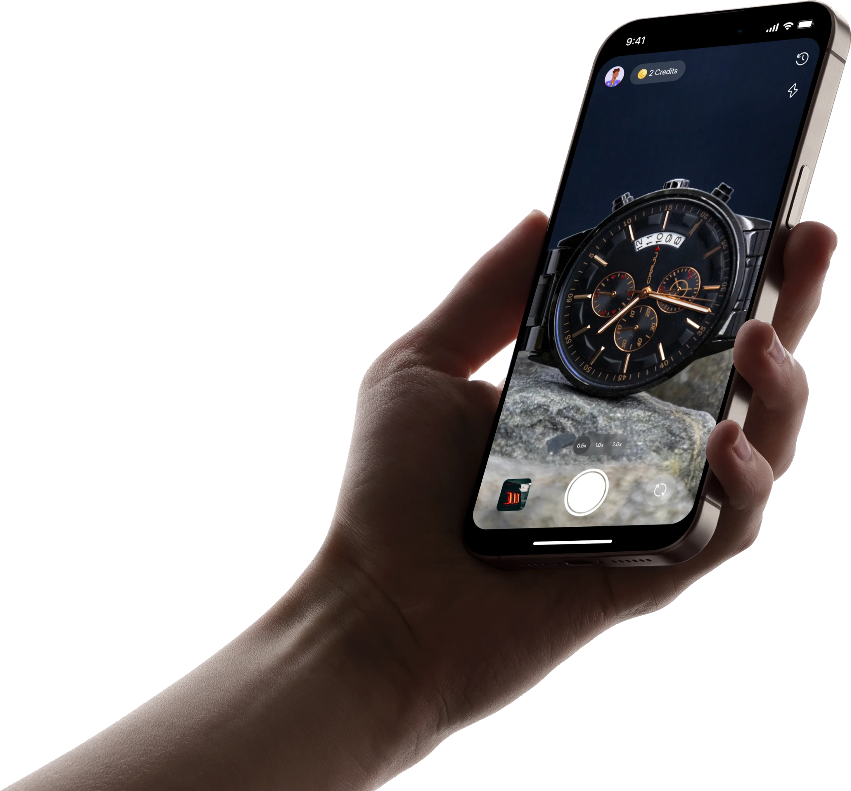 Skanna app scanning a watch